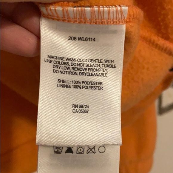 Columbia Orange Fleece - Picture 3 of 5
